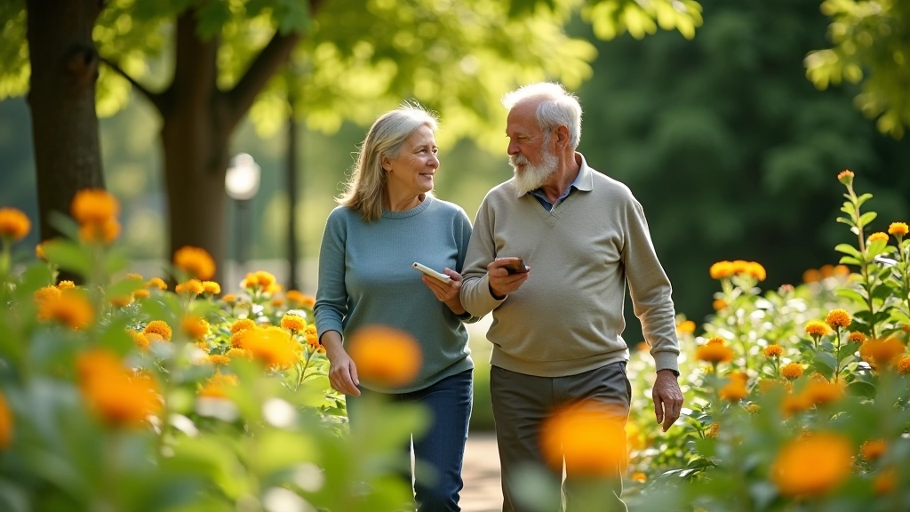 Seniorės veda sodo ekskursiją botanikos sode